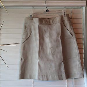 Banana Republic Khaki Skirt with Pockets